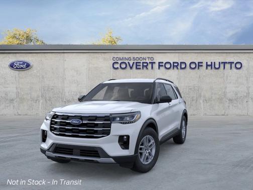 Space White Metallic 2026 Ford Explorer Active