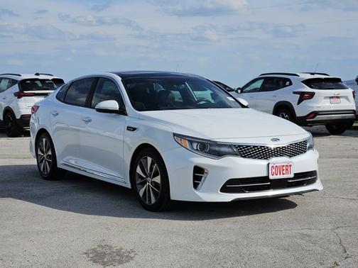 Snow White Pearl 2016 Kia Optima SXL Turbo