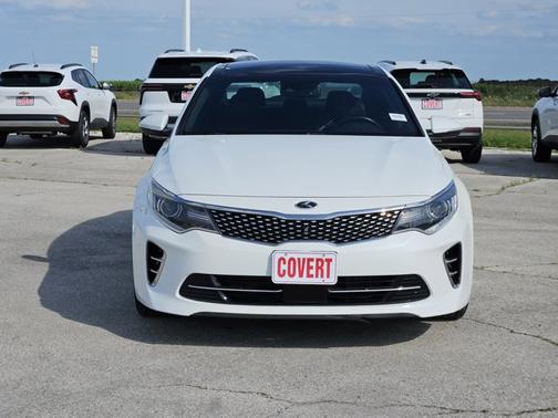 Snow White Pearl 2016 Kia Optima SXL Turbo