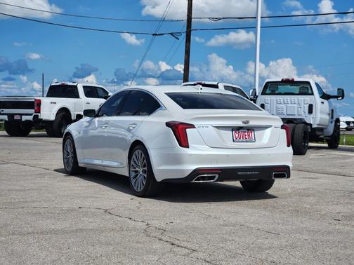 Crystal White Tricoat 2023 Cadillac CT5 Premium Luxury