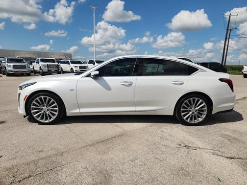 Crystal White Tricoat 2023 Cadillac CT5 Premium Luxury