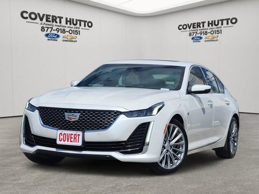 Crystal White Tricoat 2023 Cadillac CT5 Premium Luxury