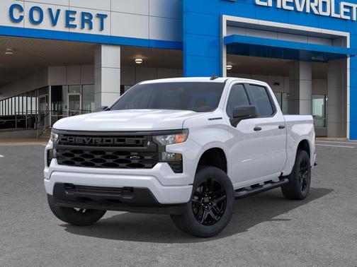 Summit White 2026 Chevrolet Silverado 1500 Custom