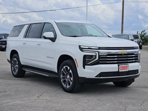 Summit White 2026 Chevrolet Suburban LT