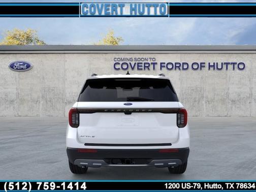 Star White Metallic Tri-Coat 2026 Ford Explorer Active