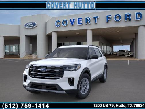 Star White Metallic Tri-Coat 2026 Ford Explorer Active
