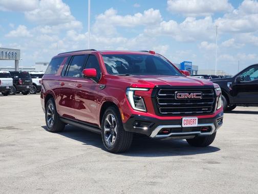 Volcanic Red Tintcoat 2025 GMC Yukon XL AT4 Ultimate