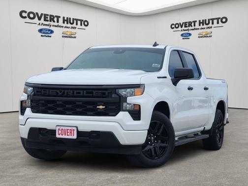 Summit White 2023 Chevrolet Silverado 1500 Custom