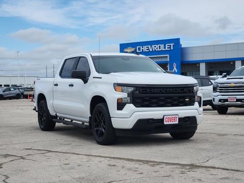 Summit White 2023 Chevrolet Silverado 1500 Custom
