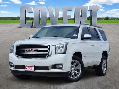 White Frost Tricoat 2018 GMC Yukon SLT