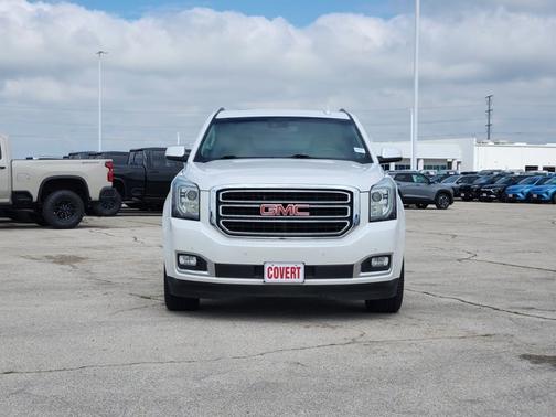White Frost Tricoat 2018 GMC Yukon SLT