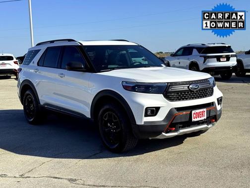 White 2021 Ford Explorer Timberline