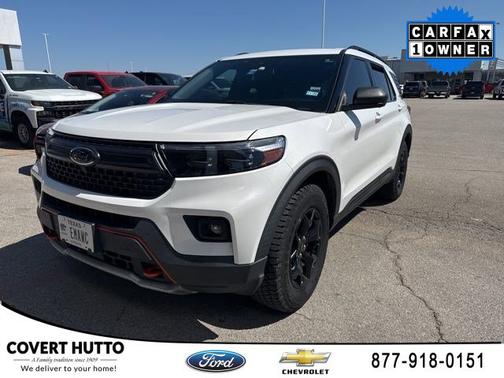 White 2021 Ford Explorer Timberline