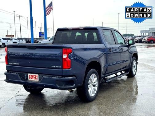 Northsky Blue Metallic 2021 Chevrolet Silverado 1500 Custom