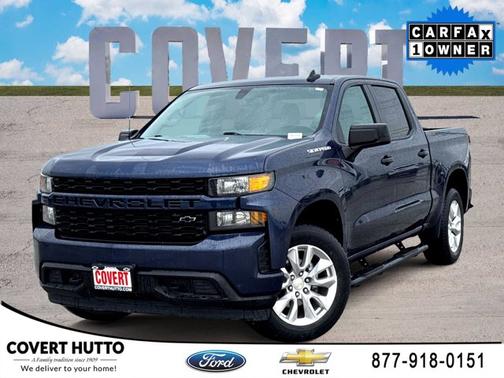 Northsky Blue Metallic 2021 Chevrolet Silverado 1500 Custom