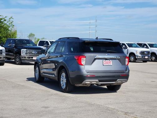 Gray 2022 Ford Explorer XLT