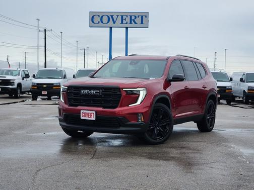 Volcanic Red Tintcoat 2026 GMC Acadia FWD Elevation