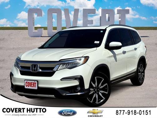 White 2019 Honda Pilot Elite