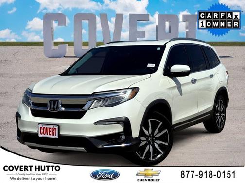 White 2019 Honda Pilot Elite