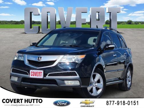 Black 2012 Acura MDX 3.7L Technology