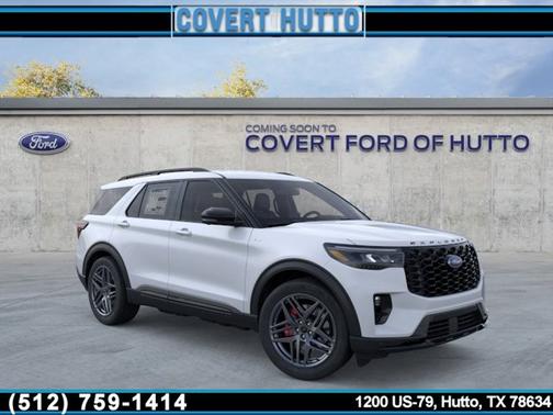 Space White Metallic 2026 Ford Explorer ST-Line