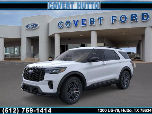 Space White Metallic 2026 Ford Explorer ST-Line
