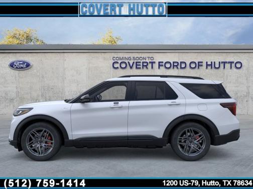 Space White Metallic 2026 Ford Explorer ST-Line