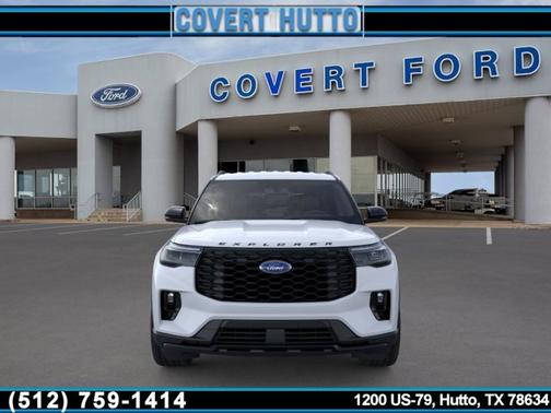 Space White Metallic 2026 Ford Explorer ST-Line