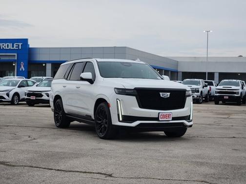 Crystal White Tricoat 2024 Cadillac Escalade 4WD Sport