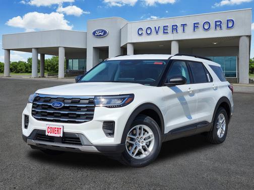 Star White Metallic Tri-Coat 2026 Ford Explorer Active