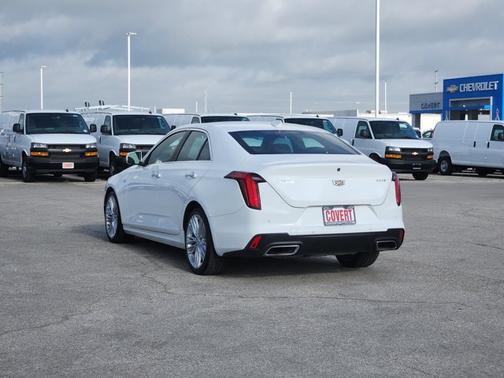 Summit White 2023 Cadillac CT4 Premium Luxury