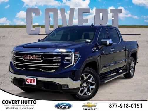 Pacific Blue Metallic 2023 GMC Sierra 1500 SLT