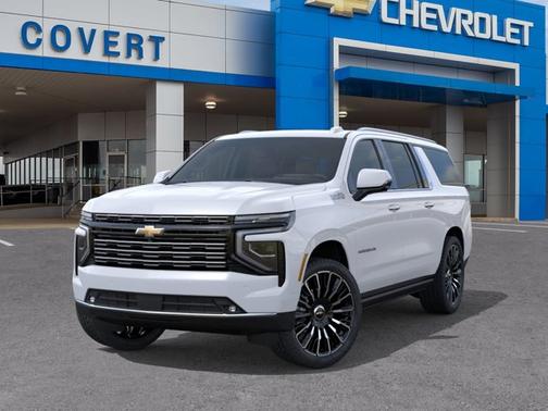 Polar White Tricoat 2026 Chevrolet Suburban High Country