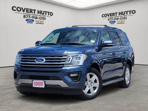 Blue 2018 Ford Expedition XLT