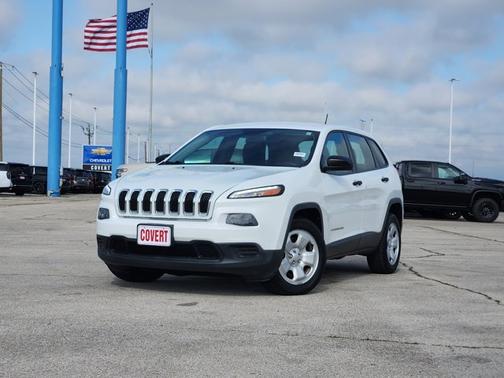 Bright White Clearcoat 2015 Jeep Cherokee Sport