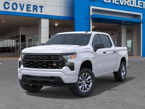 Summit White 2026 Chevrolet Silverado 1500 Custom