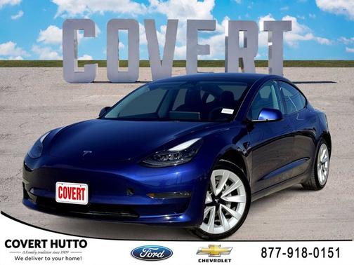 Blue 2021 Tesla Model 3 Long Range