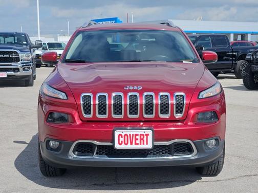 Deep Cherry Red Crystal Pearlcoat 2017 Jeep Cherokee Limited
