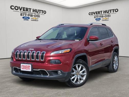 Deep Cherry Red Crystal Pearlcoat 2017 Jeep Cherokee Limited