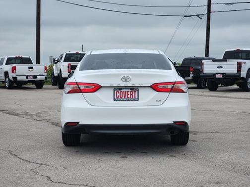 White 2019 Toyota Camry LE