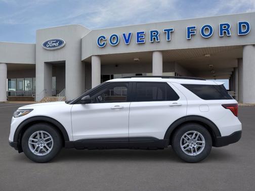 Star White Metallic Tri-Coat 2026 Ford Explorer Active