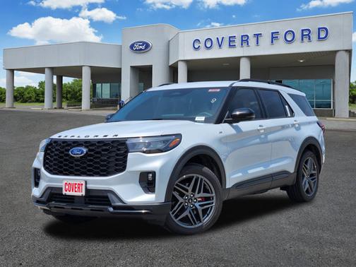 Space White Metallic 2026 Ford Explorer ST-Line