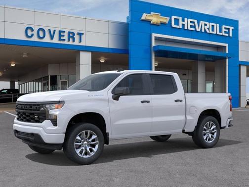 Summit White 2026 Chevrolet Silverado 1500 Custom