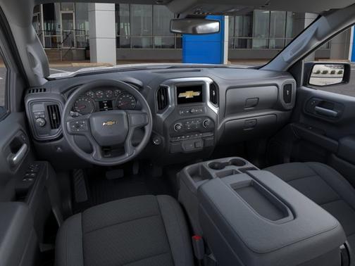 Summit White 2026 Chevrolet Silverado 1500 Custom