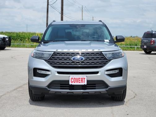 Silver 2021 Ford Explorer XLT
