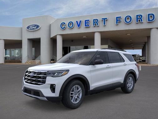 Space White Metallic 2026 Ford Explorer Active