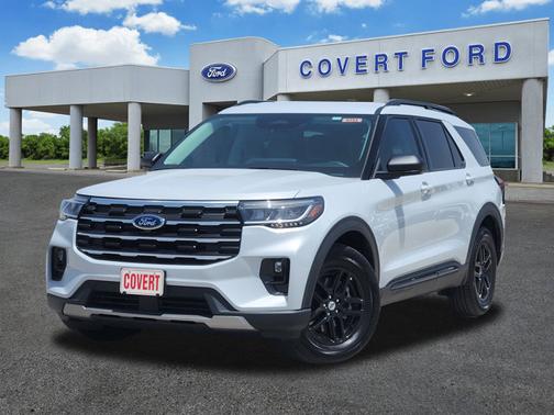 Space White Metallic 2026 Ford Explorer Active