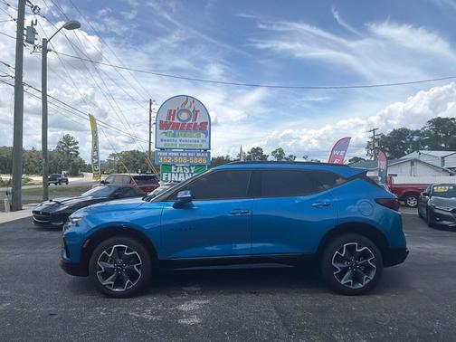 Blue 2020 Chevrolet Blazer RS