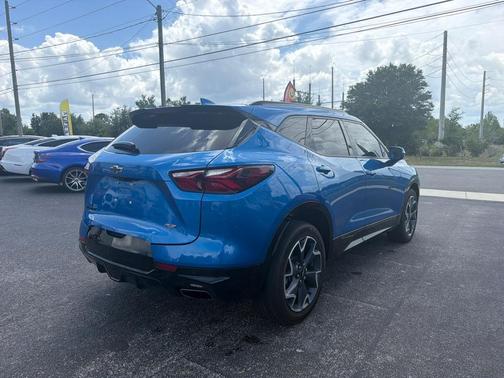 Blue 2020 Chevrolet Blazer RS