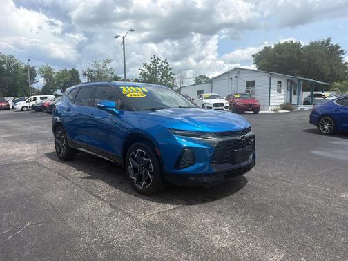 Blue 2020 Chevrolet Blazer RS
